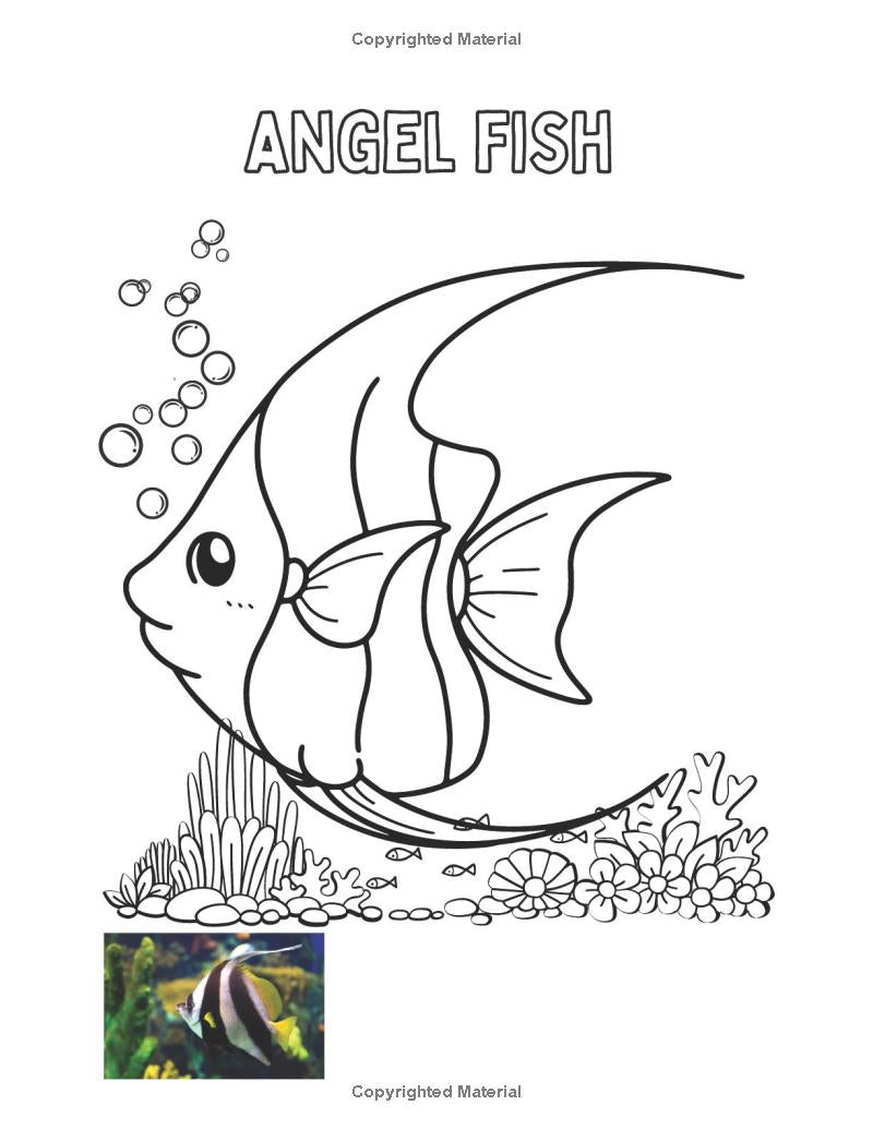 Under the Caribbean Waves : A Sea Life Coloring Adventure