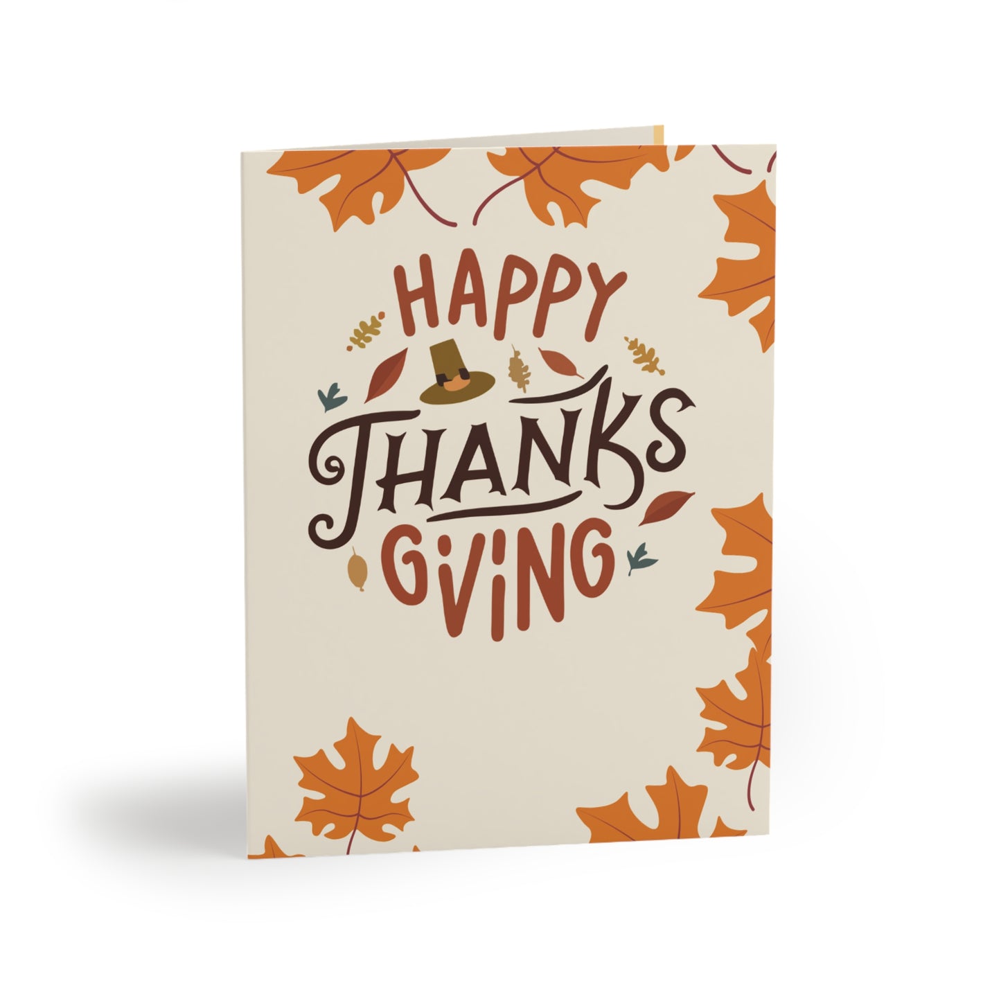 Happy  Thanksgiving Greeting Card Set - (8pcs)