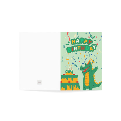 Dino Birthday Greeting Card