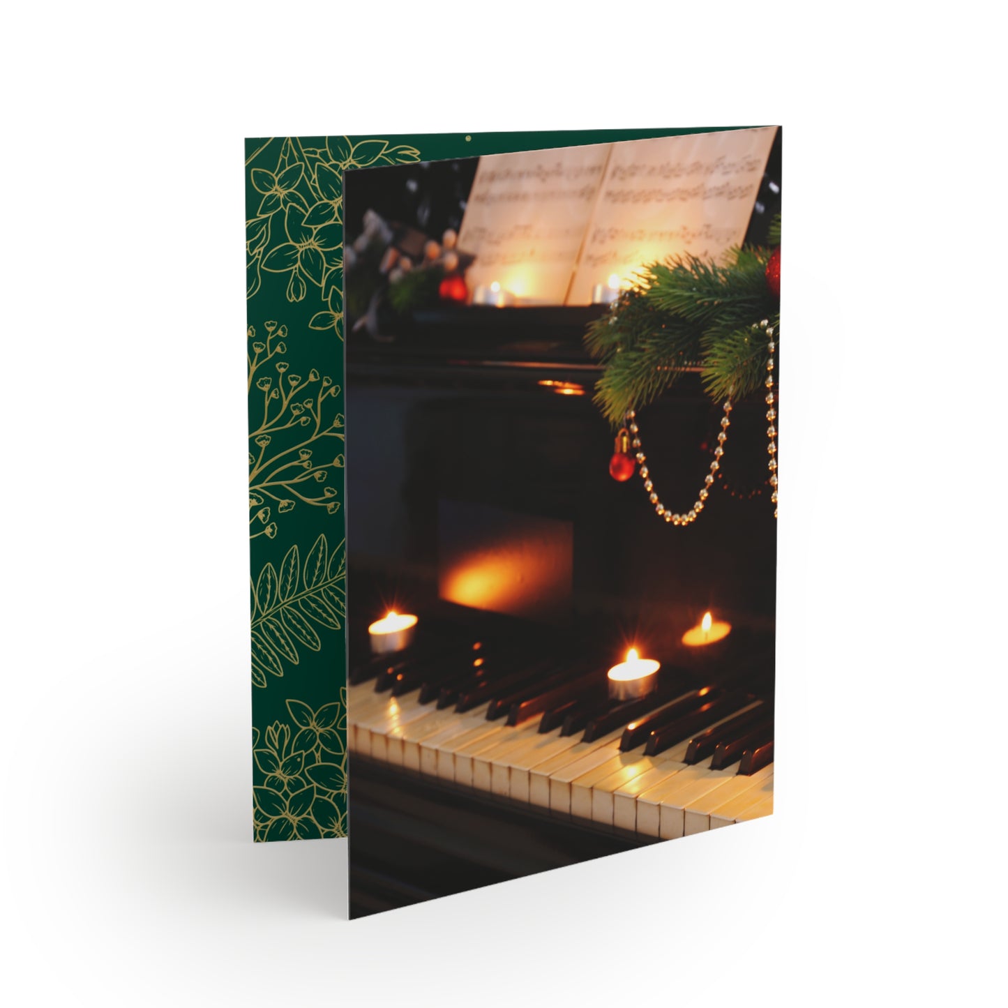 Piano & Bells Greeting Card (8, 16, and 24 pcs)