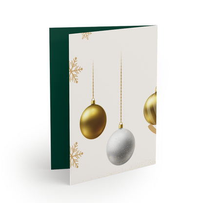 Christmas Balls Greeting cards (8, 16, and 24 pcs)